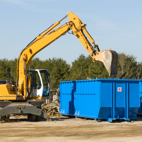 are there any restrictions on where a residential dumpster can be placed in Wathena KS